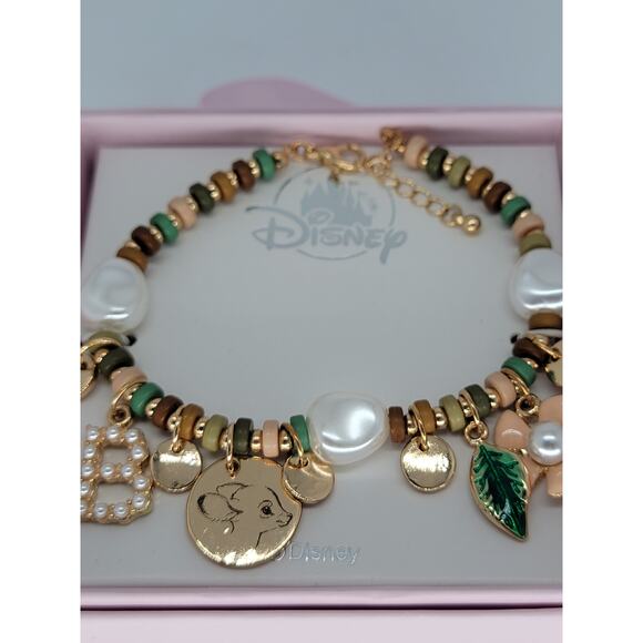 Disney Parks BAMBI Letter "B" Charm Bracelet Kingdoms & Castles Collection - Picture 1 of 4